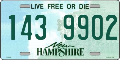 NH license plate 1439902