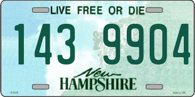 NH license plate 1439904