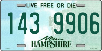 NH license plate 1439906
