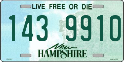 NH license plate 1439910