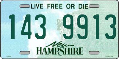 NH license plate 1439913