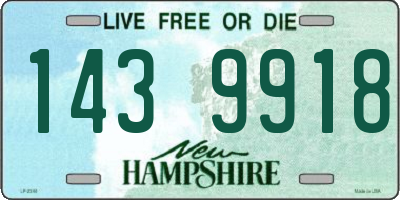 NH license plate 1439918