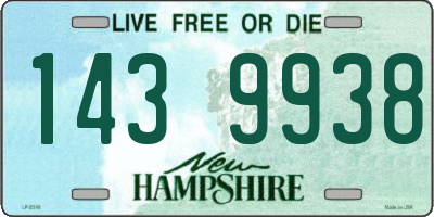 NH license plate 1439938