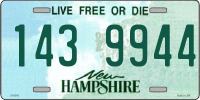 NH license plate 1439944
