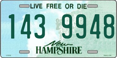 NH license plate 1439948
