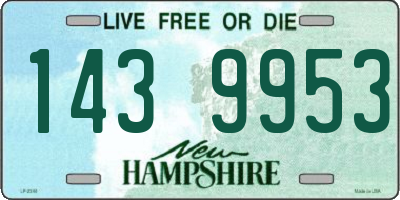 NH license plate 1439953