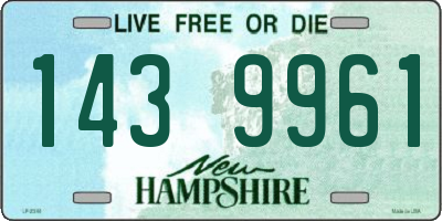 NH license plate 1439961