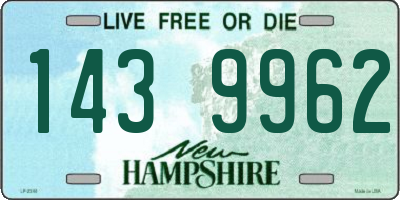 NH license plate 1439962