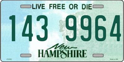 NH license plate 1439964