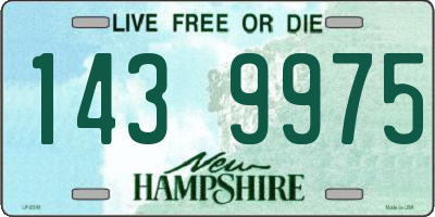 NH license plate 1439975