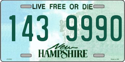 NH license plate 1439990