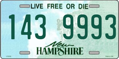 NH license plate 1439993
