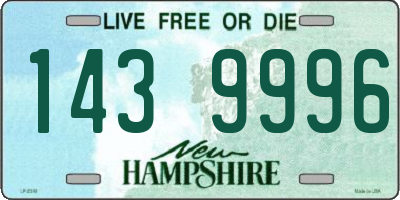 NH license plate 1439996