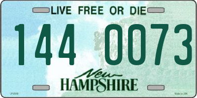 NH license plate 1440073