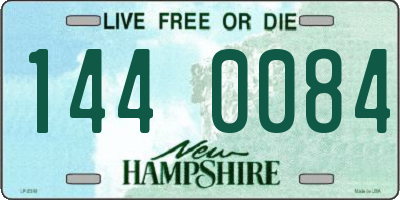 NH license plate 1440084