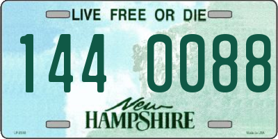 NH license plate 1440088