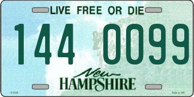 NH license plate 1440099
