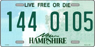 NH license plate 1440105