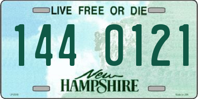 NH license plate 1440121