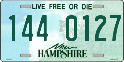 NH license plate 1440127