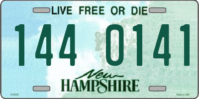 NH license plate 1440141
