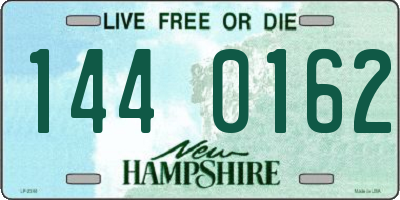 NH license plate 1440162