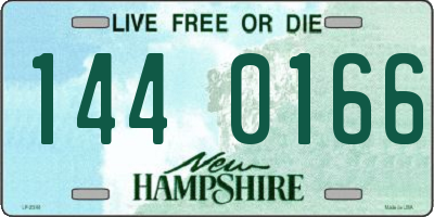 NH license plate 1440166