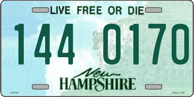 NH license plate 1440170