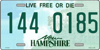 NH license plate 1440185