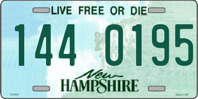 NH license plate 1440195