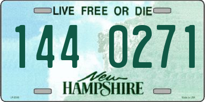 NH license plate 1440271