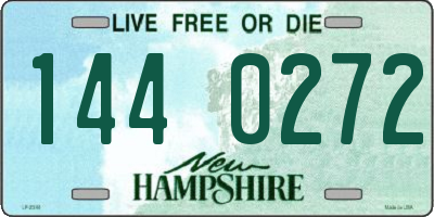 NH license plate 1440272