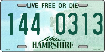 NH license plate 1440313