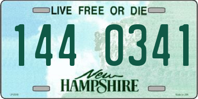 NH license plate 1440341
