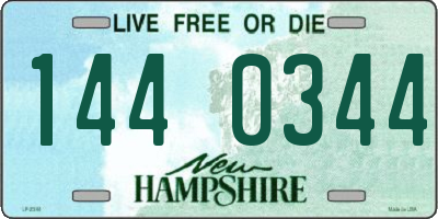 NH license plate 1440344