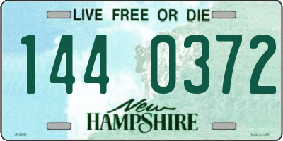 NH license plate 1440372