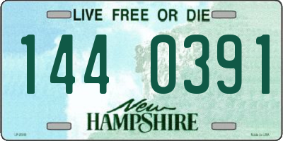 NH license plate 1440391