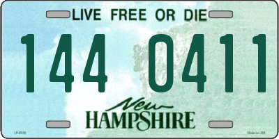 NH license plate 1440411