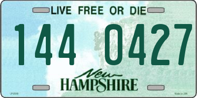 NH license plate 1440427