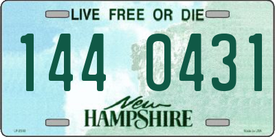 NH license plate 1440431