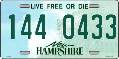NH license plate 1440433