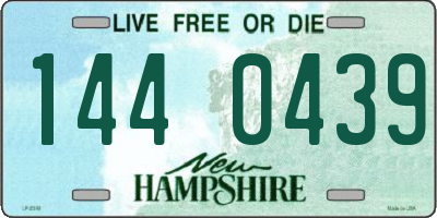 NH license plate 1440439