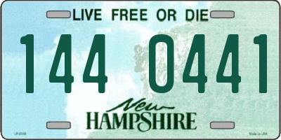 NH license plate 1440441