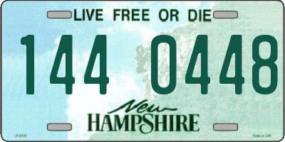 NH license plate 1440448