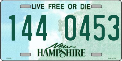 NH license plate 1440453