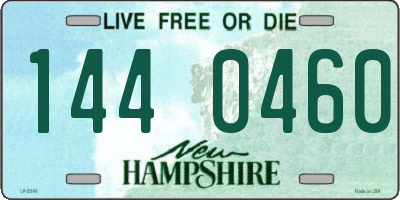 NH license plate 1440460