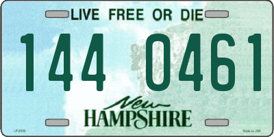 NH license plate 1440461