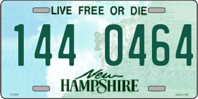 NH license plate 1440464