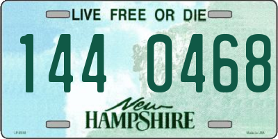 NH license plate 1440468