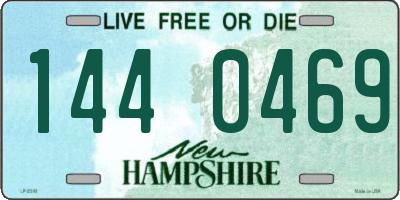 NH license plate 1440469